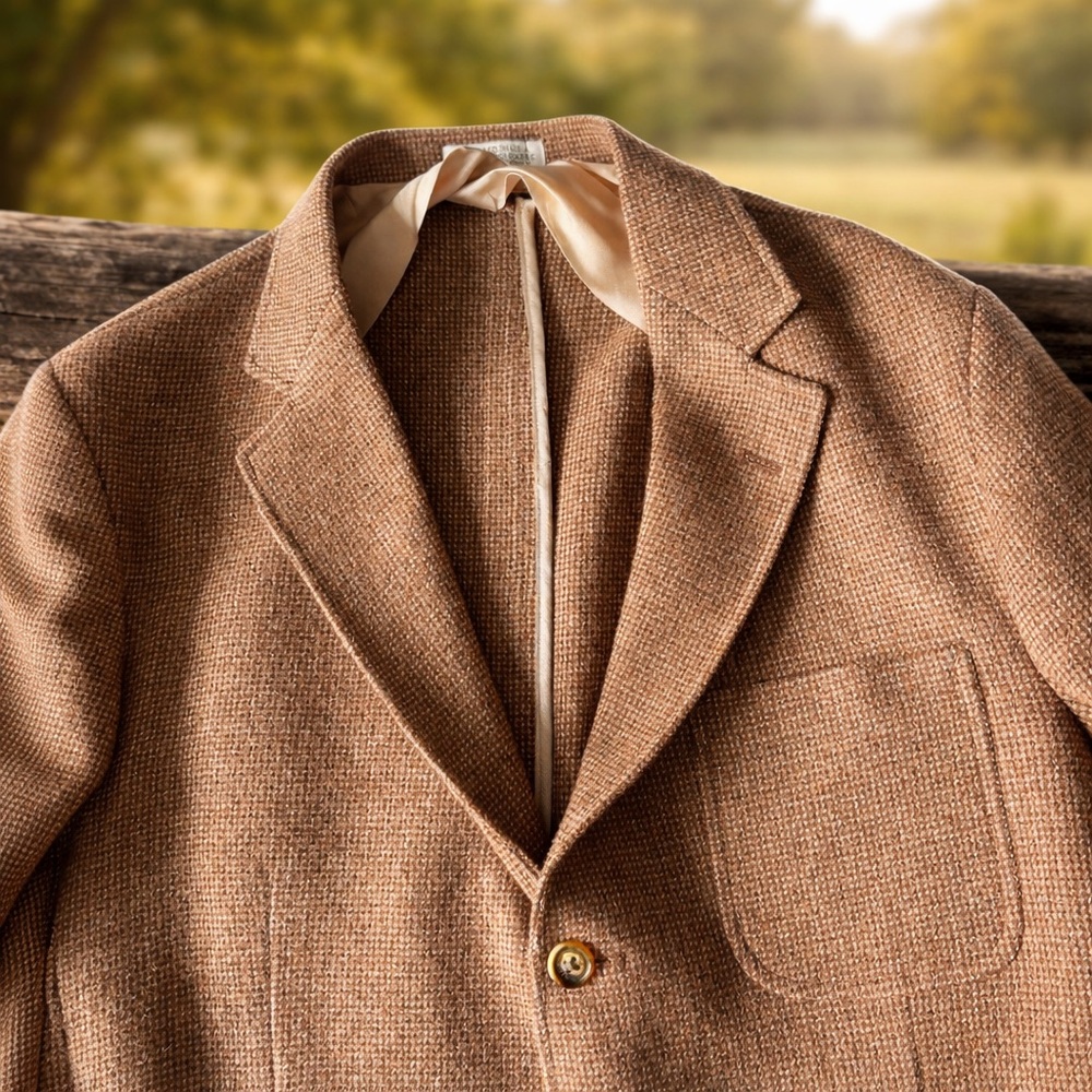 Orvis Tan/Brown Herringbone Sport Coat
